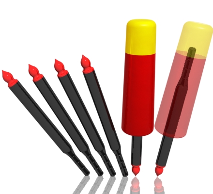 Palito contenedor TNT con tapa mecha